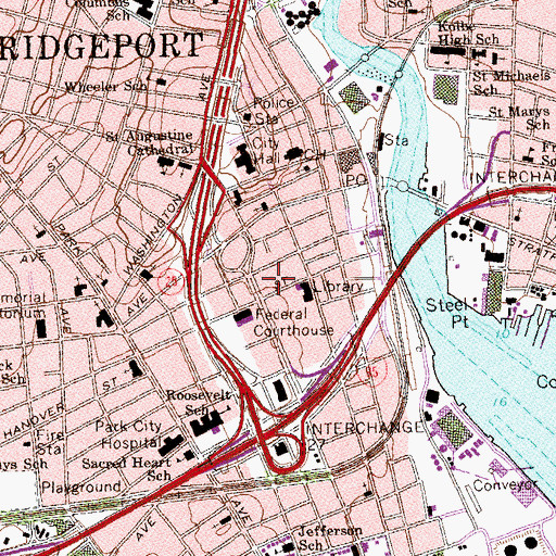 Topographic Map of Algonquin Club, CT