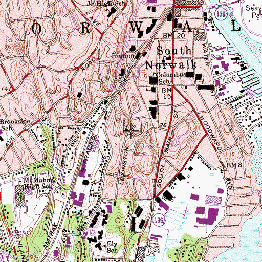 Topographic Map of Christ Temple House of Prayer, CT