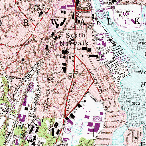 Topographic Map of Church of God, CT