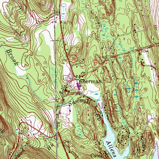 Topographic Map of Colonial Park, CT