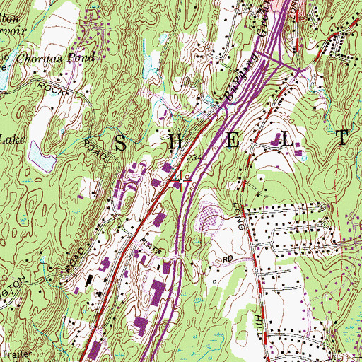 Topographic Map of Family Health Care Center, CT