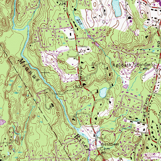 Topographic Map of Fort Stamford Park, CT