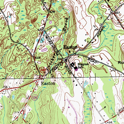 Topographic Map of Greisers Store (historical), CT