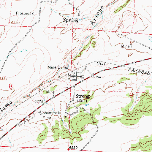 Topographic Map of Major Mine, CO