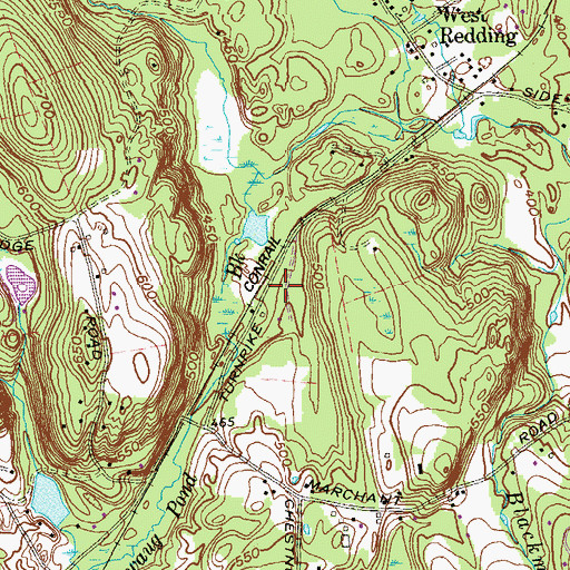 Topographic Map of Hoyt Boy Scout Center, CT