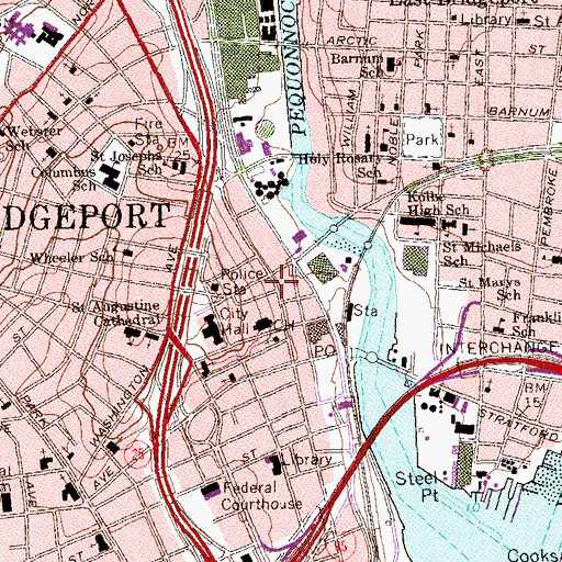 Topographic Map of Iglesia De Dios Incorporada, CT