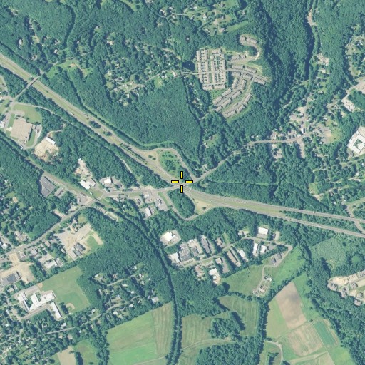 Aerial/Satellite Image of Interchange 10, CT