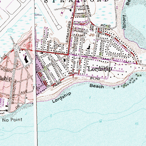 Topographic Map of Our Lady of Peace Church, CT