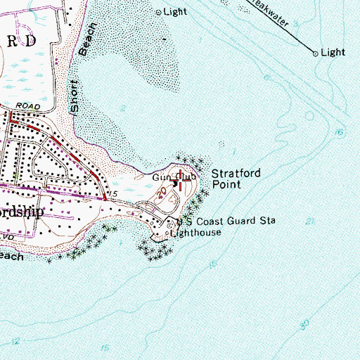 Topographic Map of Remington Gun Club, CT
