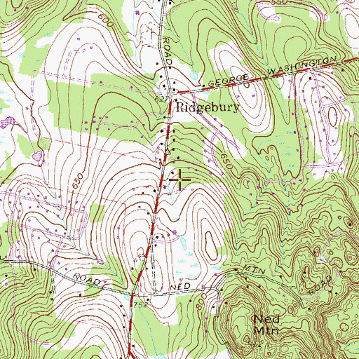 Topographic Map of Saint Elizabeth Seton Church, CT
