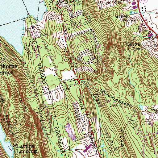 Topographic Map of Saint Marguerite Bourgeoys Church, CT