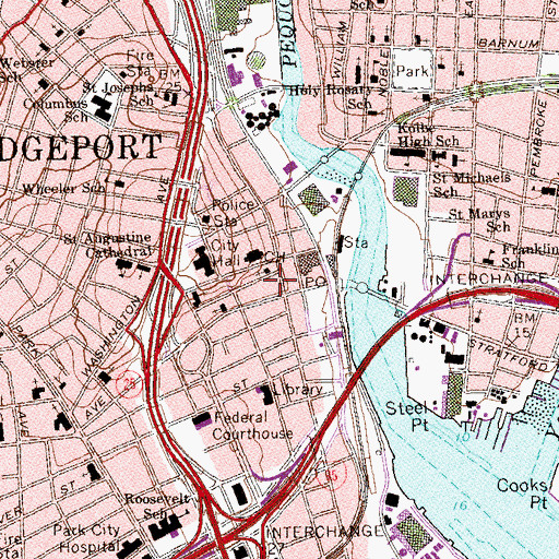 Topographic Map of Salvation ARmy, CT
