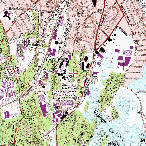 Topographic Map of Springwood Park, CT