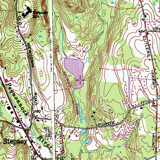 Topographic Map of William Wolfe Park, CT