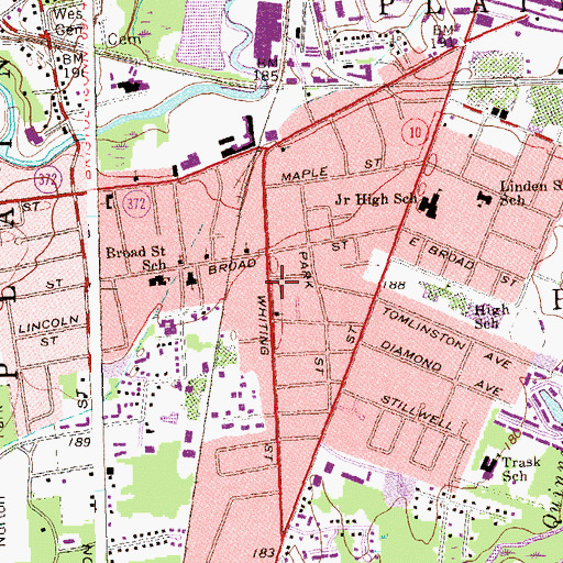 Topographic Map of Apostolic Fellowship Church, CT