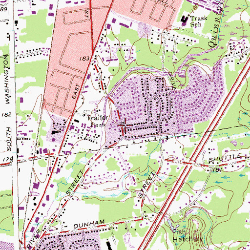 Topographic Map of Church of the Bible, CT