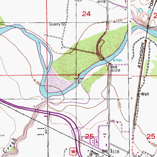 Topographic Map of Timpas Creek, CO
