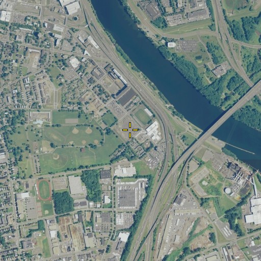 Aerial/Satellite Image of Dillon Stadium, CT