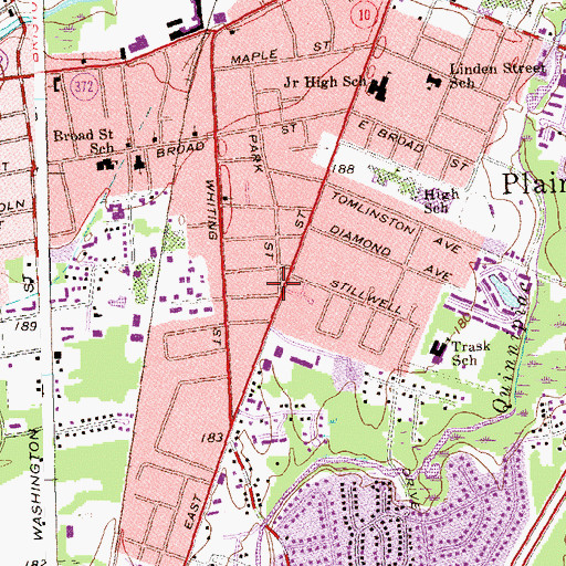Topographic Map of Early Learning Center, CT