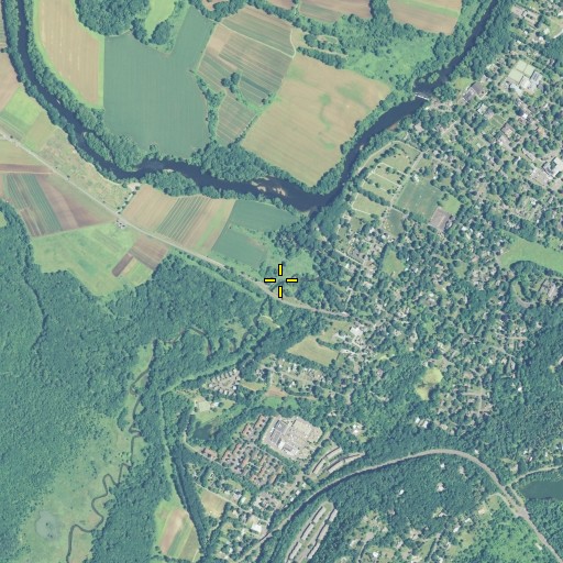 Aerial/Satellite Image of Pequabuck Bridge, CT