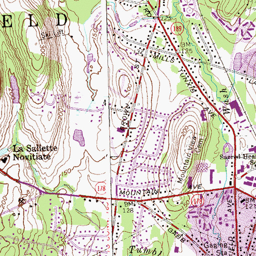 Topographic Map of Saint Johns Full Gospel Deliverance Church, CT