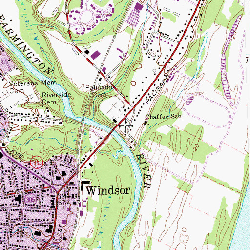 Topographic Map of Sill House Museum, CT