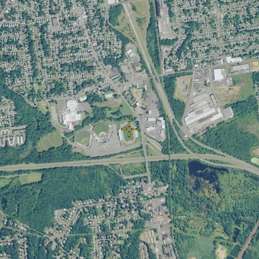 Aerial/Satellite Image of Veterans Memorial Stadium, CT