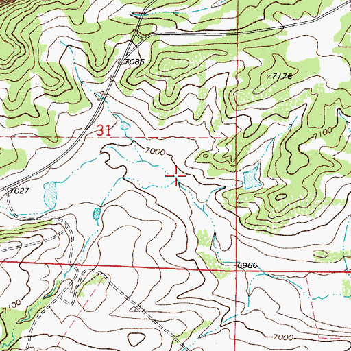Topographic Map of Story Creek, CO