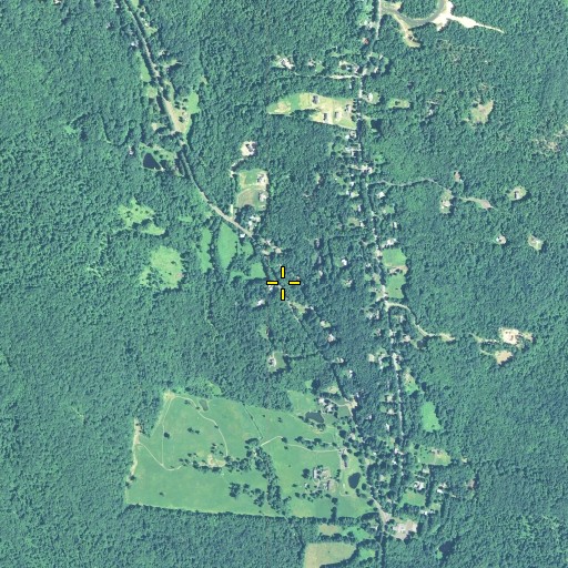 Aerial/Satellite Image of Hartland Elementary School, CT