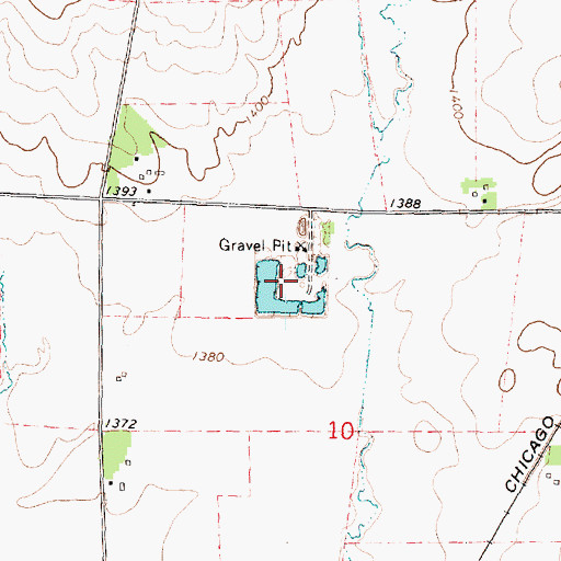 Topographic Map of Schmerse Wildlife Area, IA