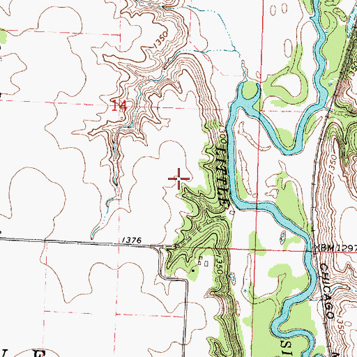 Topographic Map of Little Sioux Wildlife Management Area, IA