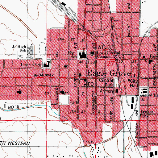 Topographic Map of Community Dental Center, IA