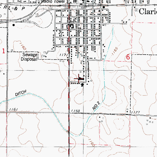 Topographic Map of Mid-Iowa Surgery, IA