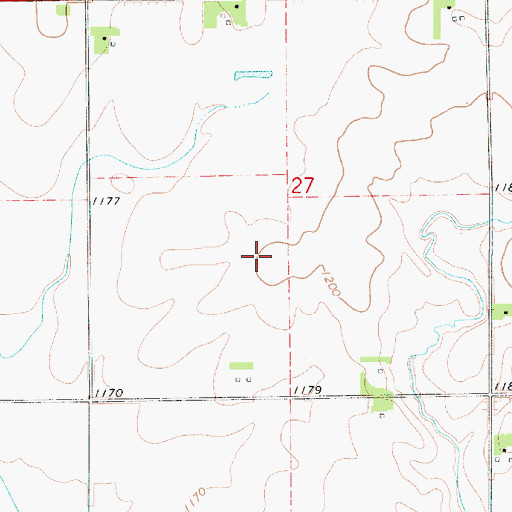 Topographic Map of Schmidt Cemetery, IA