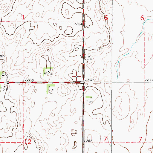 Topographic Map of Hawkins Game Management Area, IA