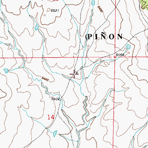 Topographic Map of Pasture Windmill Number 2, CO