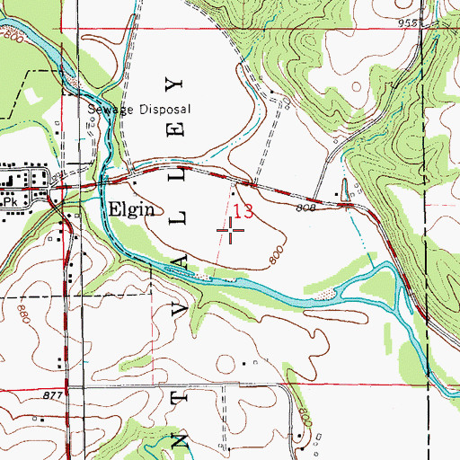 Topographic Map of Gilbertson Conservation Education Area, IA