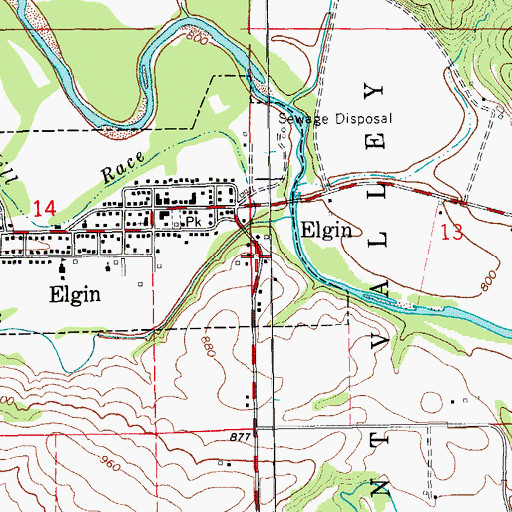 Topographic Map of Apostolic Christian Church, IA