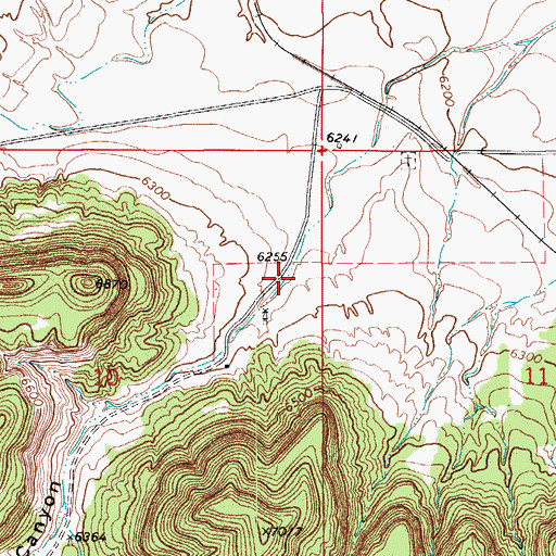 Topographic Map of Forbes Canyon, CO