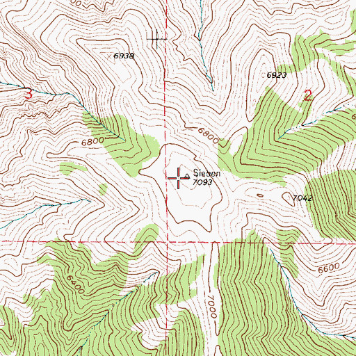 Topographic Map of Adel Mountain, MT