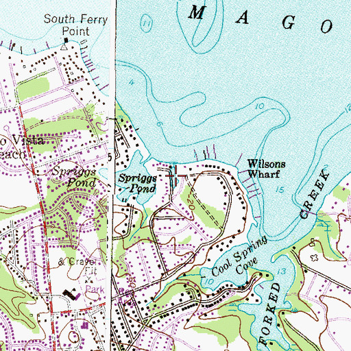 Topographic Map of Bohdal Pond, MD