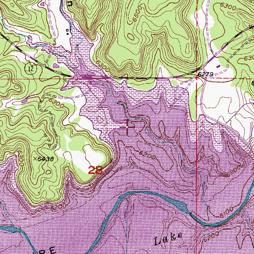 Topographic Map of Carpios Cemetery, CO