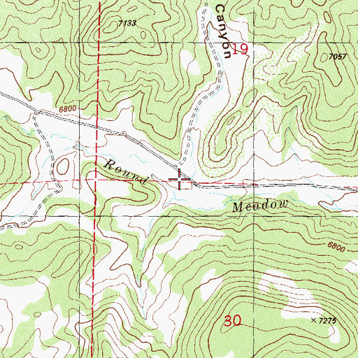 Topographic Map of Garcia Canyon, CO