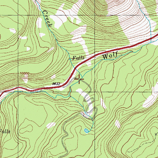 Topographic Map of Lake Creek, CO