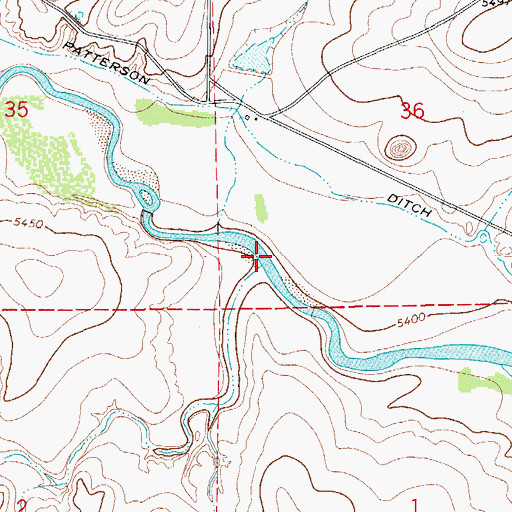 Topographic Map of Frijole Creek, CO