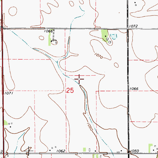 Topographic Map of Phillipston Post Office (historical), IA