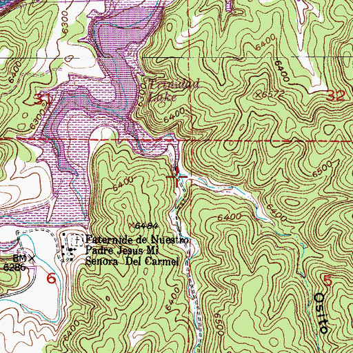 Topographic Map of Osito Canyon, CO