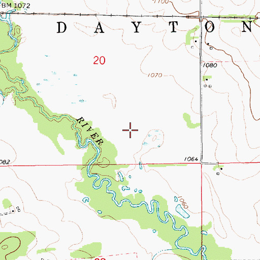 Topographic Map of Stoltz Addition Park, IA