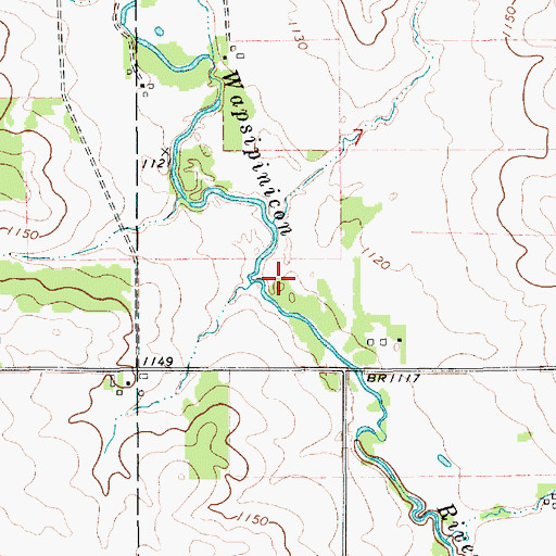 Topographic Map of Ringneck Haven, IA