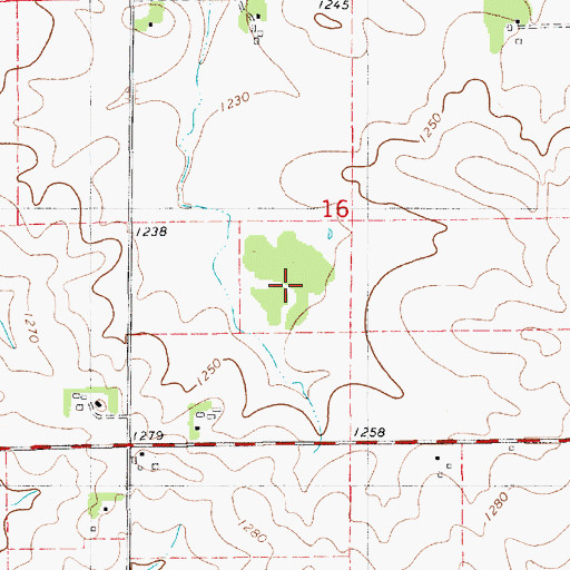 Topographic Map of Thomson Marsh Wildlife Management Area, IA
